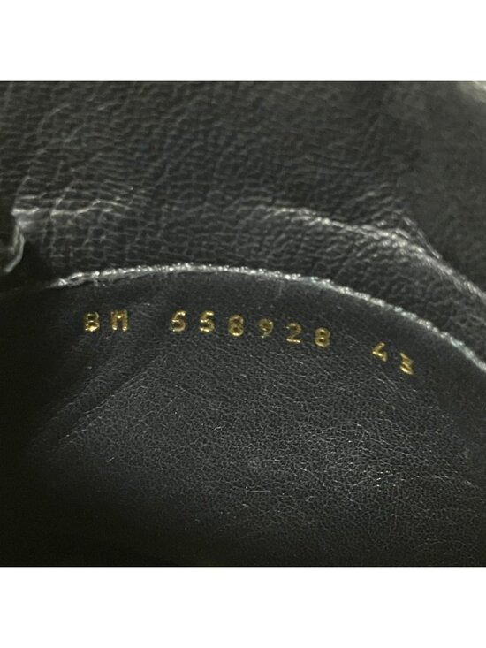 Saint Laurent Paris Miles Ankle Boots Leather Short 43 Black main image 4